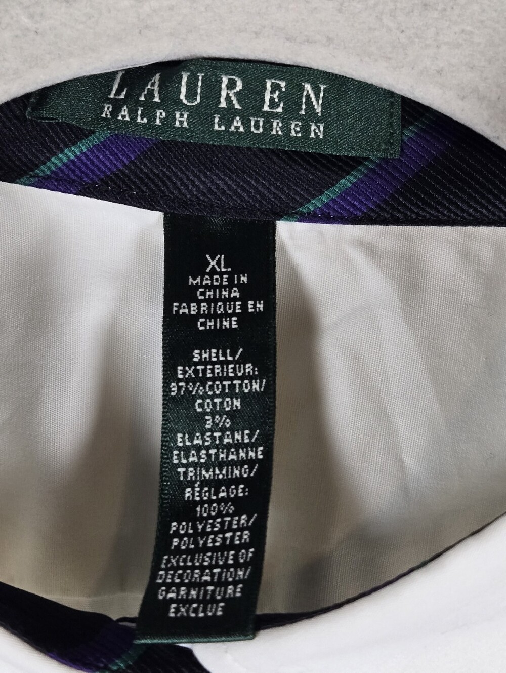 NEW Lauren Ralph Lauren Embroidered Crest Ivory Long Sleeve Button Down Top XL - Picture 2 of 16